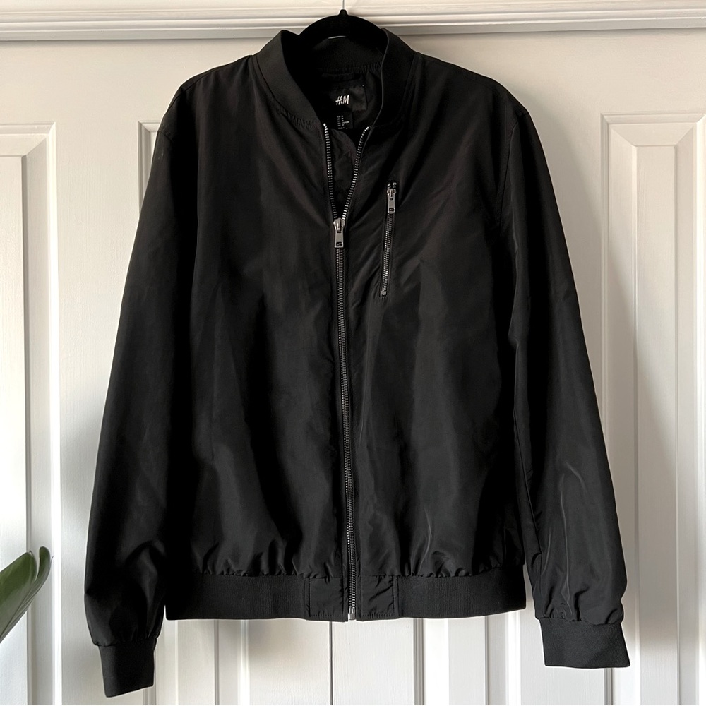 H&M Men’s Black Bomber Jacket